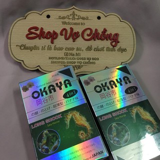 Bao Cao Su Okaya Gai Gân Hương Chuối hộp 10 cái