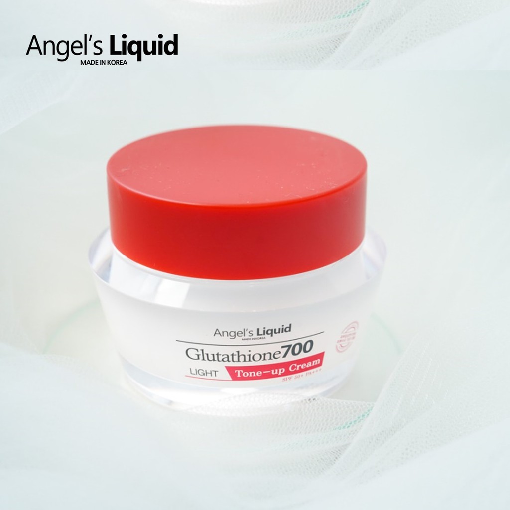 Kem Dưỡng Trắng Da Nâng Tone, Chống Nắng Angel Liquid Glutathione 700 Light Tone Up Cream (Ngày) 50ml