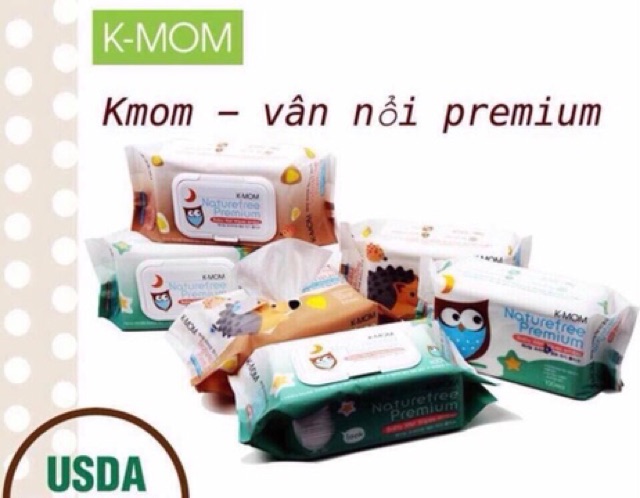 KHĂN ƯỚT CAO CẤP VÂN NỔI KMOM 100 TỜ