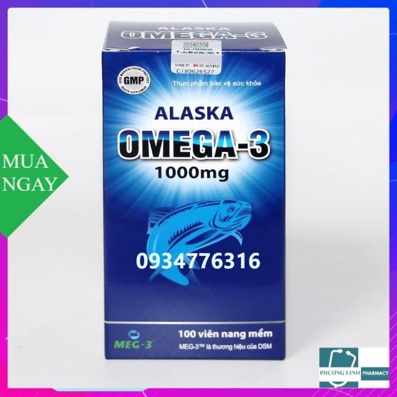 Alaska Omega 3 tăng cường thị lực - lọ 100 viên
