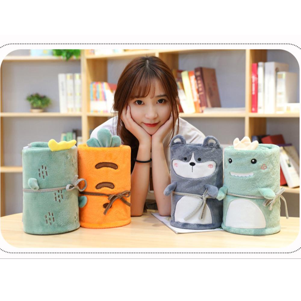 Chăn Điều Hòa Không Khí Họa Tiết BORAG Dành Cho Văn Phòng / Ký Túc Xá / Trẻ Em