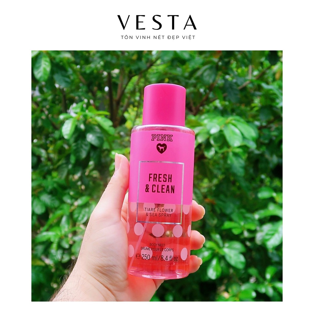 Nước hoa nữ body mist - xịt thơm body toàn thân pink Victoria's Secret 250ml | BigBuy360 - bigbuy360.vn