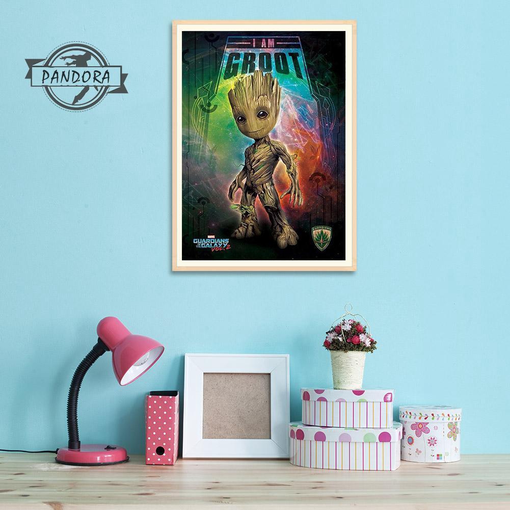 Tranh đính trang trí in hình Guardians of the Galaxy 5D DIY