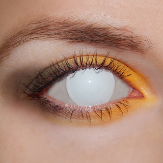 Lens Cosplay Màu Trắng Full Tròng Mắt