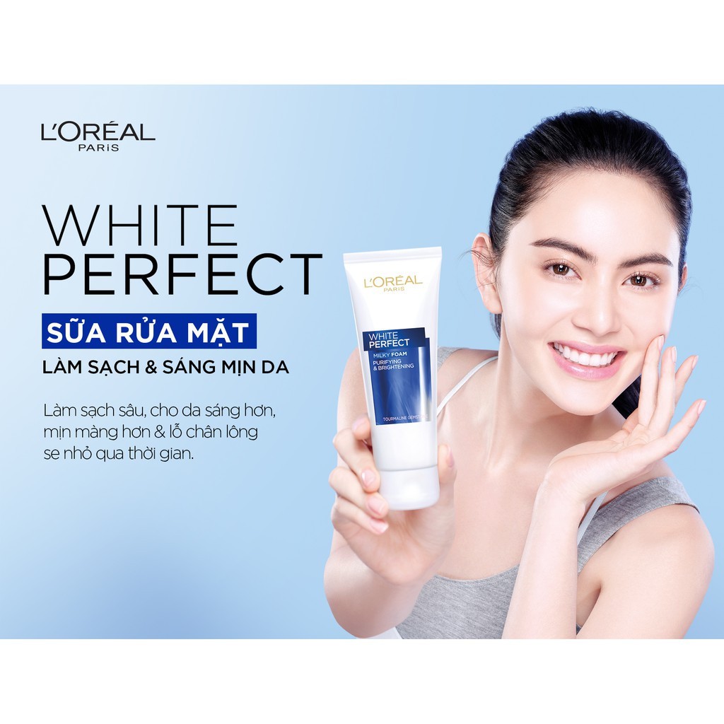 Sữa rửa mặt Loreal - L'Oreal Paris White Perfect Milk / Revitalift / Hydrafresh Balancing & Refining Mild Foam