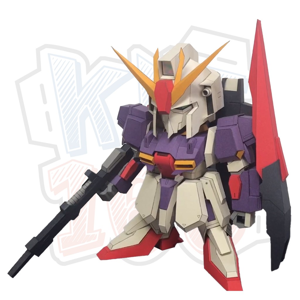 Mô hình giấy Robot SD Zeta Gundam