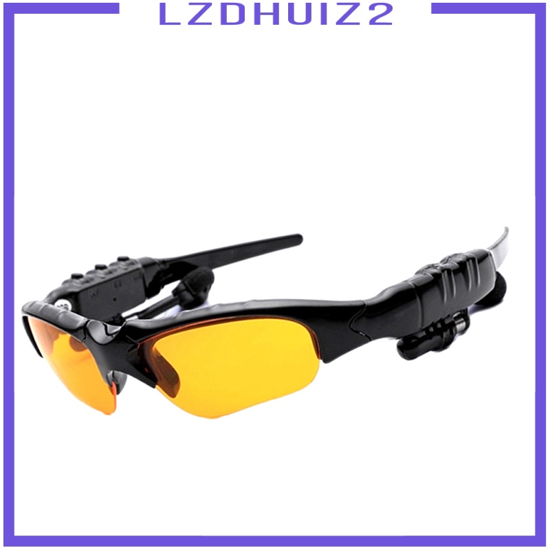 Les Fleurs Sports Bluetooth Sunglasses Polarized Glasses Stereo Headset Headphone for Men Eyewear