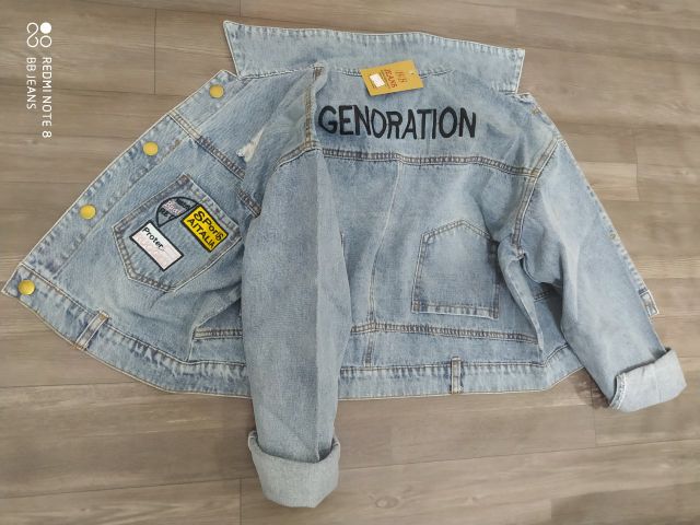 (sỉ) Áo khoác jeans nữ thời trang cao cấp form 58kg mẫu Genoration-Polorom giá rẻ
