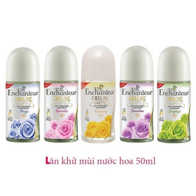 Lăn khử mùi hương nước hoa tươi Enchanteur 50ML(TRONG)