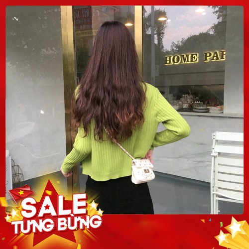 -HÀNG NHẬP KHẨU Áo Cardigan Dệt Kim Tay Dài Dáng Rộng Thời Trang Xuân Thu Cho Phái Nữ Liên hệ mua hàng 084.209.1989