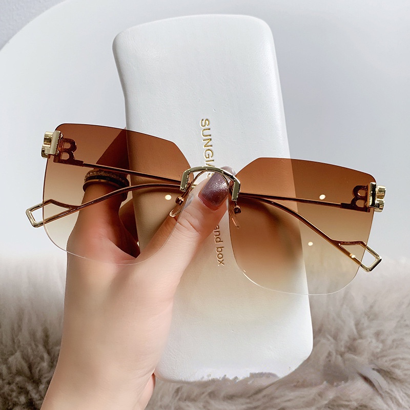 Kính Mát Gọng Vuông Thời Trang Đi Biển Cho Nam Và Nữ