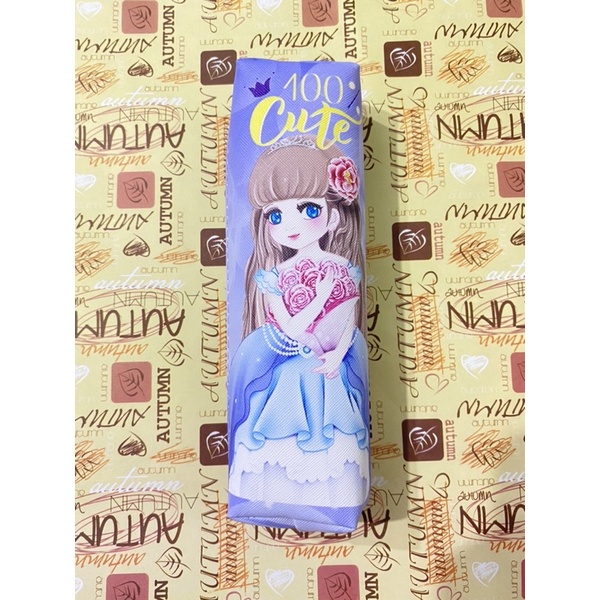 Ví-Hộp đựng bút khoá zip hình siêu nhân, công chúa cho bé