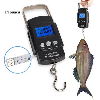 Xd LCD Digital Travel Fish Luggage Postal Hanging Hook Electronic Weighing Scale