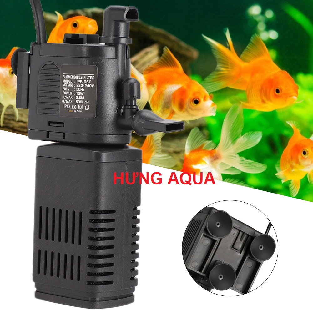Lọc chìm lọc ống đa năng IPF 060 10W và IPF 080 18W cho hồ cá Jeneca