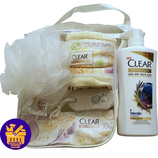[HCM][GIAO 2H]Dầu Gội Clear Botanique 5 Tinh Dầu Cho Da Đầu Khô 630g(Tặng khăn, bông tắm & đá chà chân)