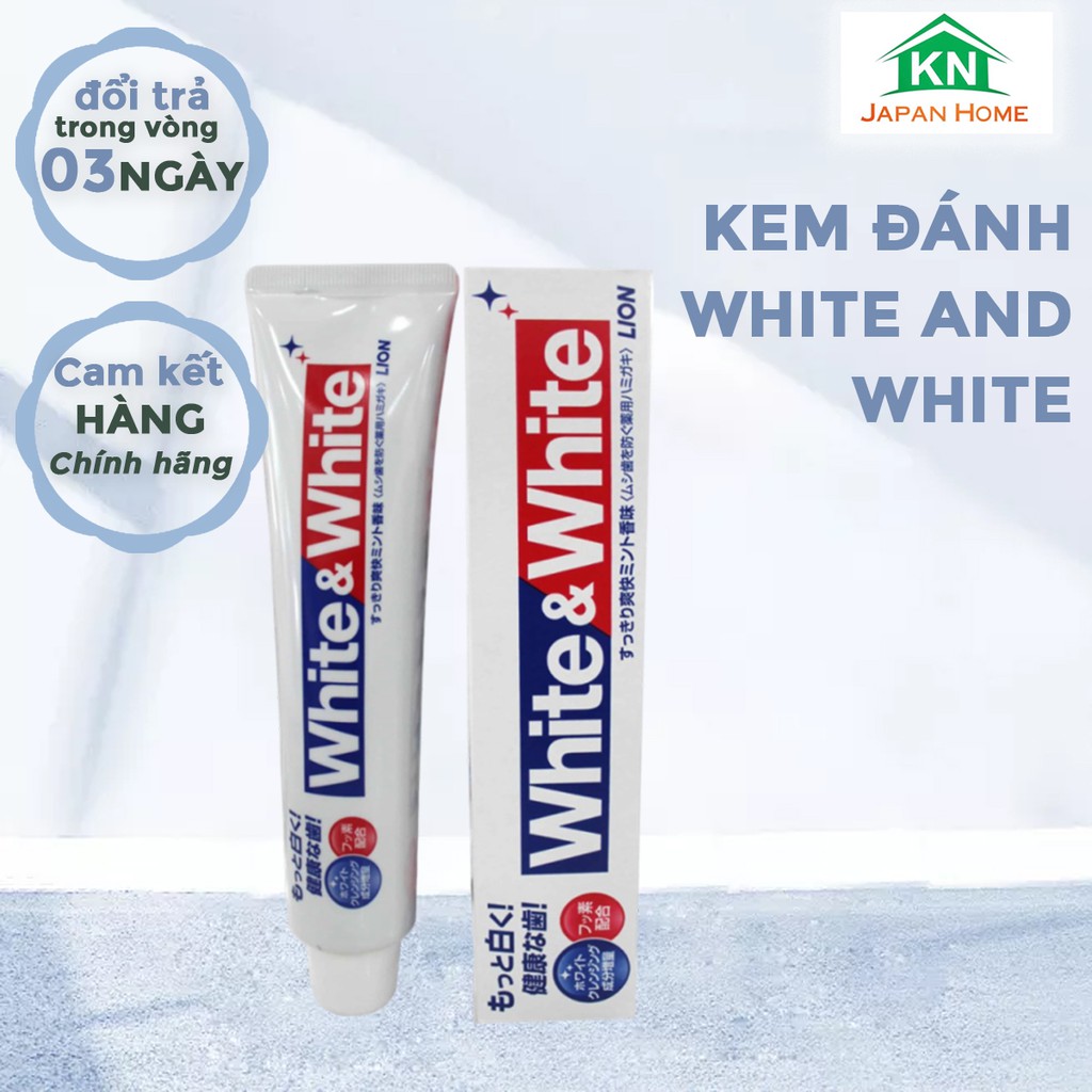 Kem đánh răng White and White Lion 150g