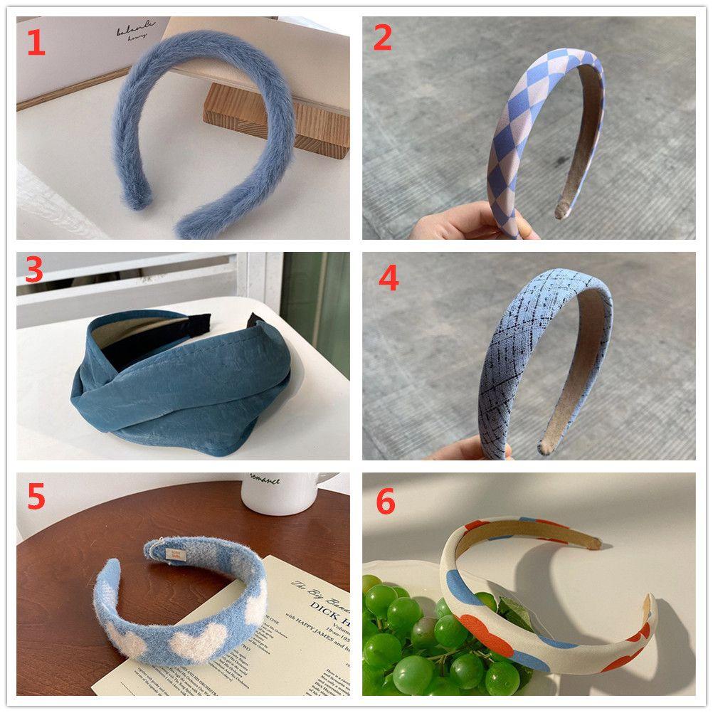 FUTURE Hair Accessories Headband Sponge Hairband Head Hoop Women Non-slip Headwear Fashion Padded Sweet Korean