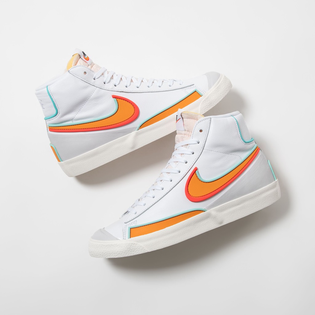 Giày Nike Chính Hãng FREESHIP Nike Mid Blazer Vintage Auth - Giày Nike Cổ Cao Classic Chính Hãng - Simple Sneaker