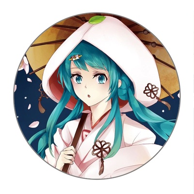 (m01) Huy hiệu cài áo IN HÌNH Miku Hatsune anime chibi dễ thương tiện lợi