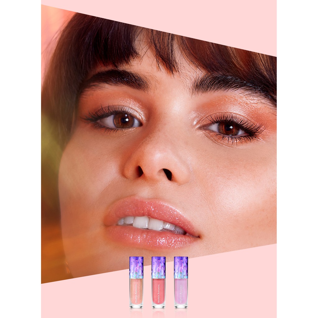 Becca - Set 3 Son Bóng Becca x Barbie Ferreira Prismatica Lip Gloss Kit