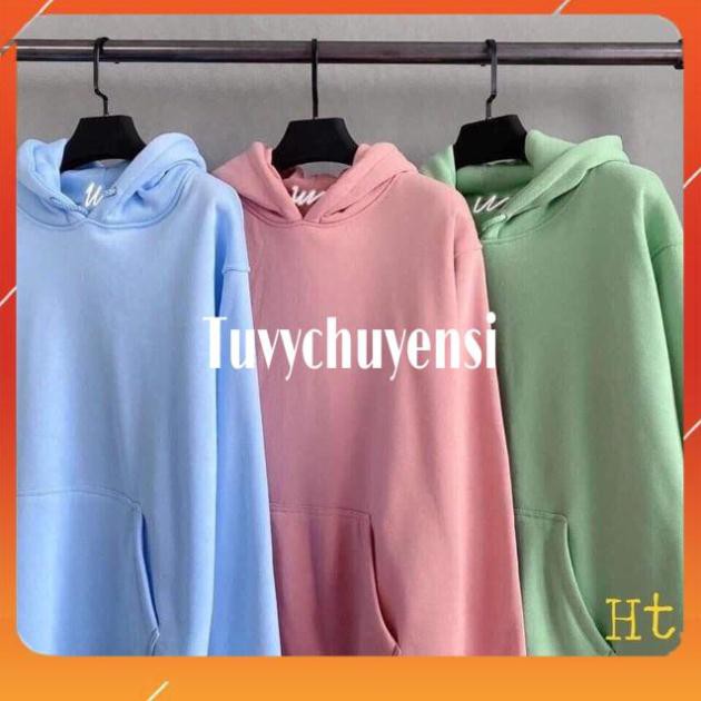 Áo hoodie nỉ trơn basic ❣ FREESHIP️ ❣️ áo nỉ bông ấm form rộng nam nữ mặc unisex mùa đông nhiều màu