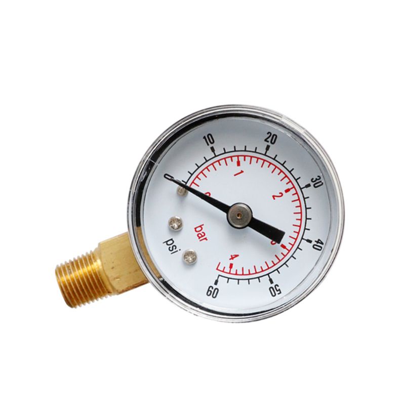 Wer Đồng Hồ Đo Áp Suất Kép Bằng Thép Với Đồng Thau Bên Trong Cho Bình Gas Nhiên Liệu Nước Liqu