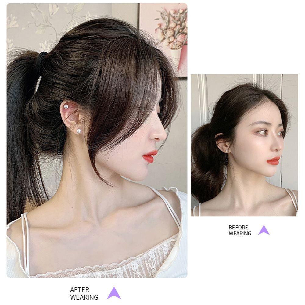 Mái Tóc Giả Kẹp Dài Hai Mặt Cách Nhiệt Thanh Lịch Thời Trang Cho Nữ