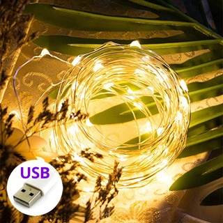 Dây kết nối USB 10M / 5M / 3M Đèn cổ tích có dây cáp Đèn trang trí tiệc