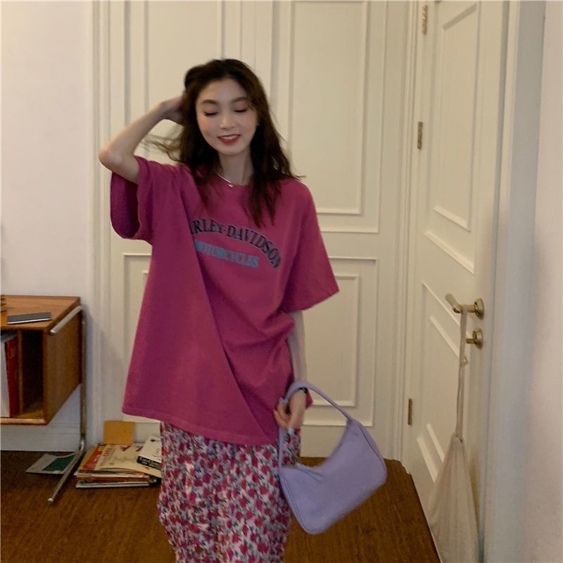 Set Áo Thun Ngắn Tay Và Chân Váy Hoa Thời Trang Dành Cho Nữ