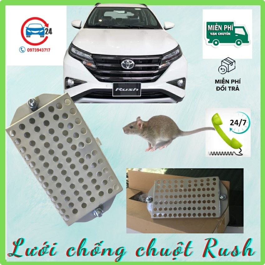 Lưới chống chuột ô tô Toyota Rush, Tấm chống chuột khoang lái Rush bền,đẹp,lắp 1 lần cho cả đời xe.