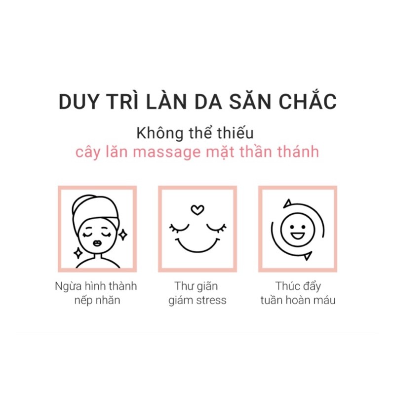 Cây lăn massage mặt Vline Ms.elec FL-002 (massage thon gọn, nâng cơ, làm mờ nếp nhăn, thúc đẩy tuần hoàn máu)