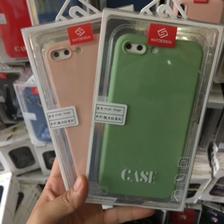 Ốp lưng dẻo màu IPhone 7 Plus / 8 Plus hiệu KT Desing chống bám bẩn