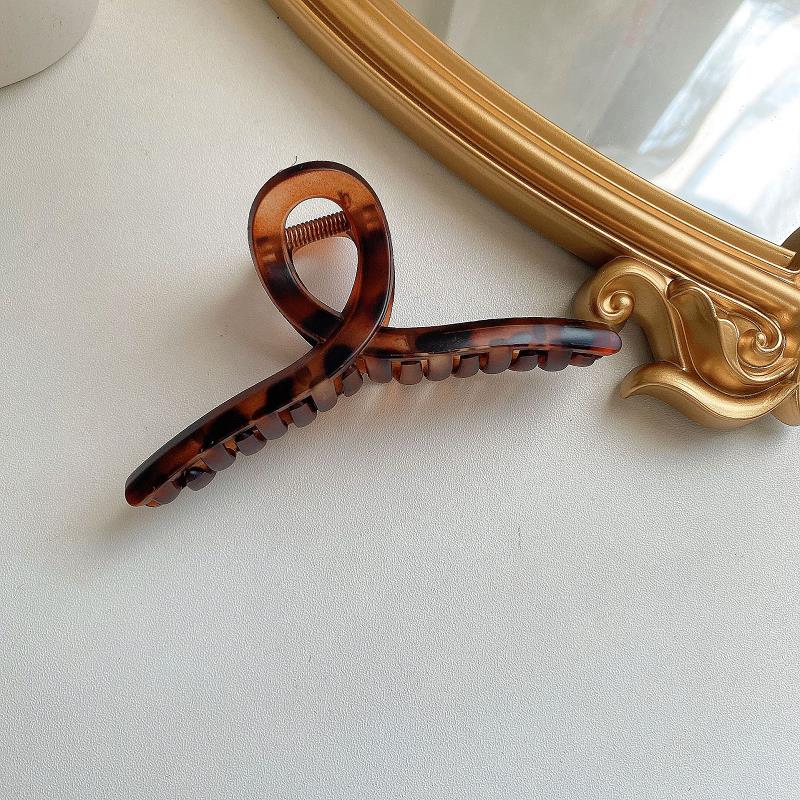 Kẹp tóc họa tiết da báo thời trang dành cho nữ