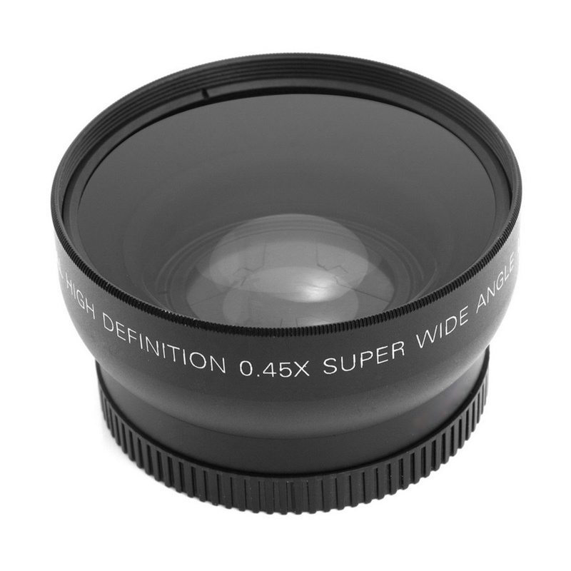 Thấu Kính Macro Góc Rộng 58mm 0.45X Cho Máy Ảnh