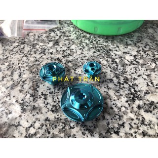 Bộ 2 ốc mâm lửa titan gr5 cho satria raider fi
