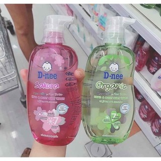 Tắm gội toàn thân em bé Dnee 800ml