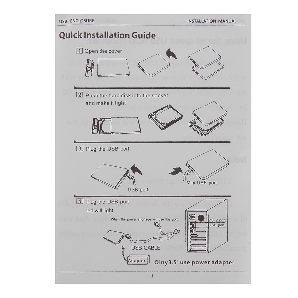 Vỏ ổ cứng ngoài 2.5 Inch USB3.0 SATA w25y30