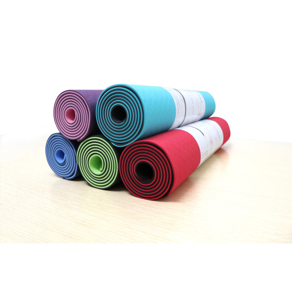 Thảm tập ECO FRIENDLY TPE YOGA MAT 2 lớp 6mm cao cấp.