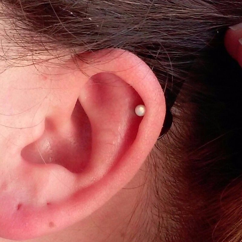 1 Khuyên Cơ Thể Chất Liệu Thép Không Gỉ 16g