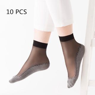vớ ren chống trượt mang giày cao gót, giày búp bê Velvet Womens Socks 