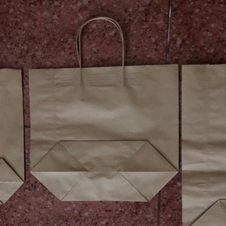 100 túi giấy có quai xi măng túi 30cm x 29cm