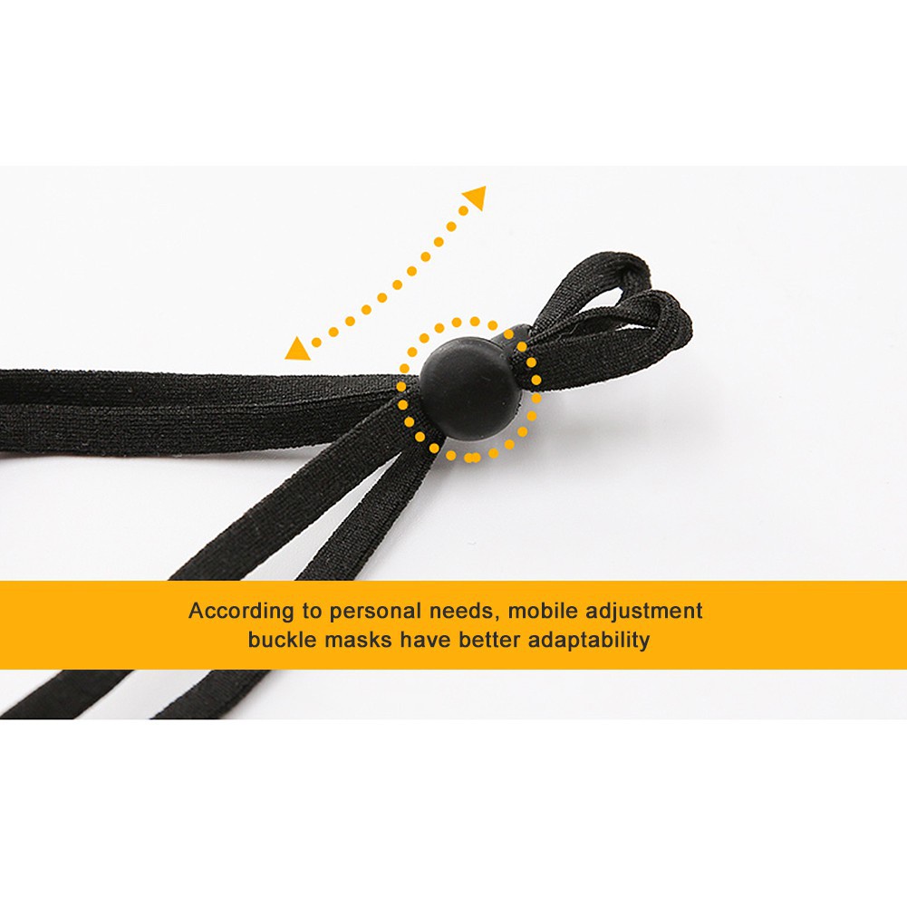 1 Set 5 Khẩu Trang Lụa Lạnh Chống Bụi Có Thể Giặt Lại 89L2