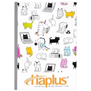 [Freeship50k] Vở Haplus Time Kẻ Ngang 80 Trang