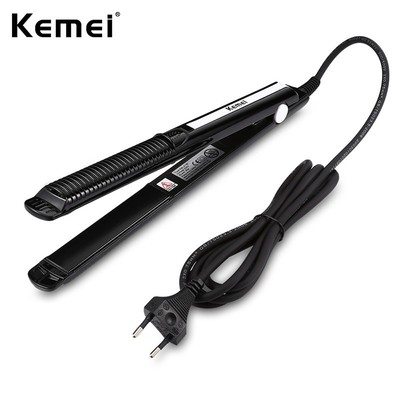 Máy Duỗi Uốn Bản nhỏ Cao Cấp 2 in 1 Với 5 Mức Chỉnh Nhiệt Kemei 2139