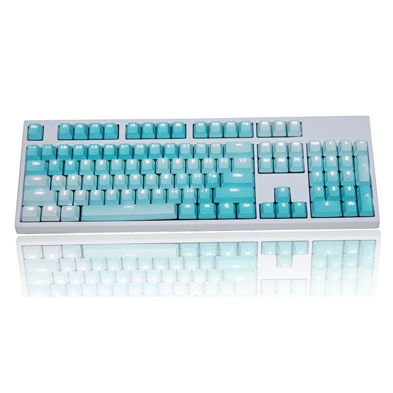 Set keycap Rainbow thick PBT Ninja và Intop PBT doubleshot 108 led phím cho bàn phím cơ