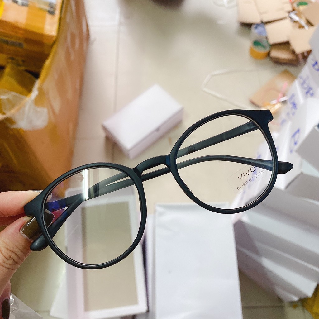 Gọng kính 2 màu teen - Kính ngố mèo thời trang | BigBuy360 - bigbuy360.vn