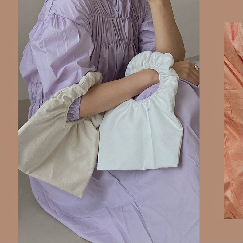 [ORDER TAOBAO] Sẳn Túi mini trơn đám mây vintage