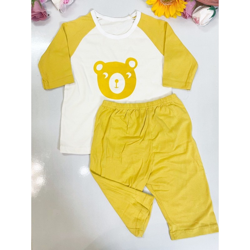 Bộ dài tay xuất Hàn ❤️ cotton mềm mịn❤️2-7T