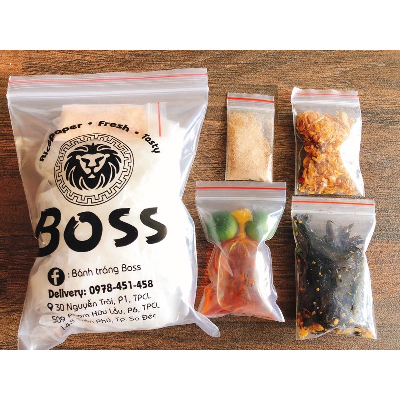 Bánh tráng hành phi rong biển❤️Freeship❤️ Bánh tráng Boss