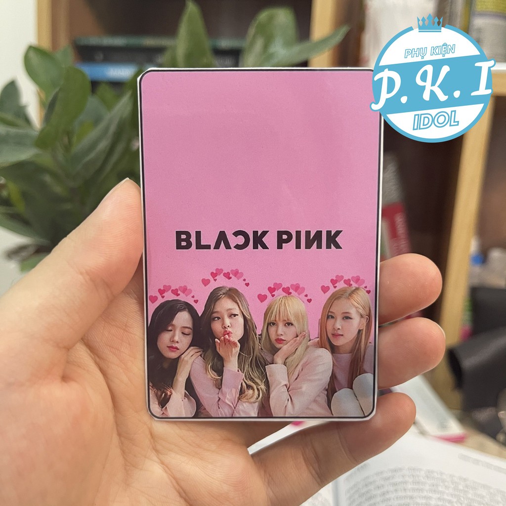 Bộ Card Cứng In Hình Nhóm Nhạc – Các Thành Viên Blackpink Bo Góc